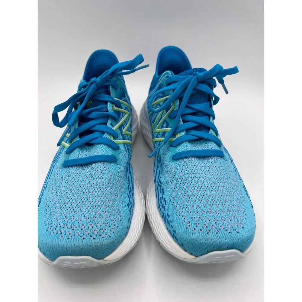 New Balance Fresh Foam X 1080 Sneakers Shoes Womens Sz 7.5 Blue Athletic Running